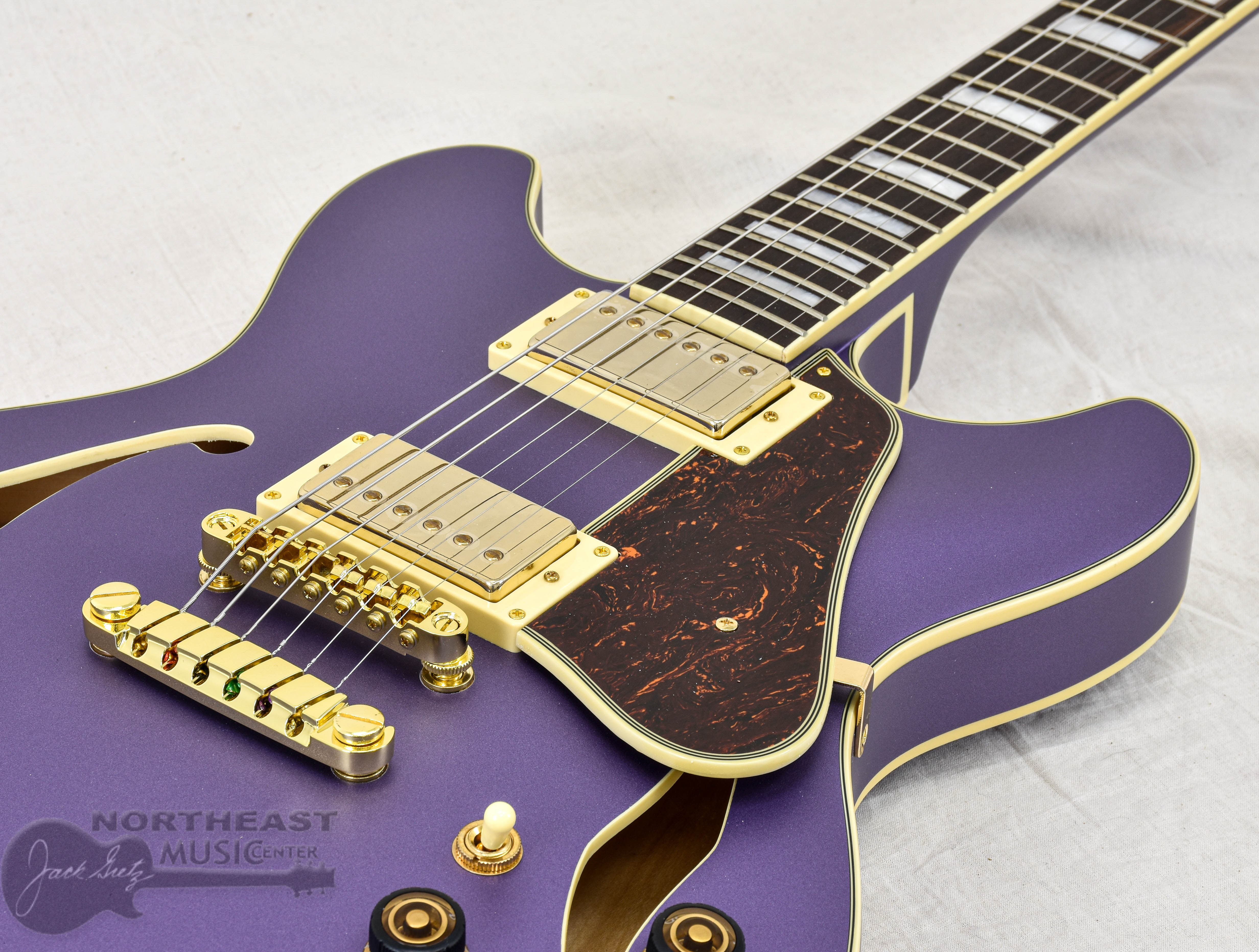 Ibanez Artcore AS73G Semi-Hollow Electric Guitar - Metallic Purple