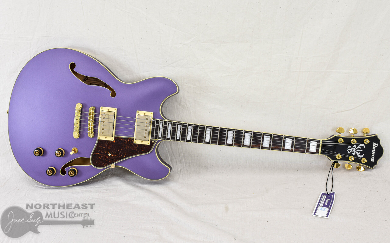 Ibanez Artcore AS73G Semi-Hollow Electric Guitar - Metallic Purple