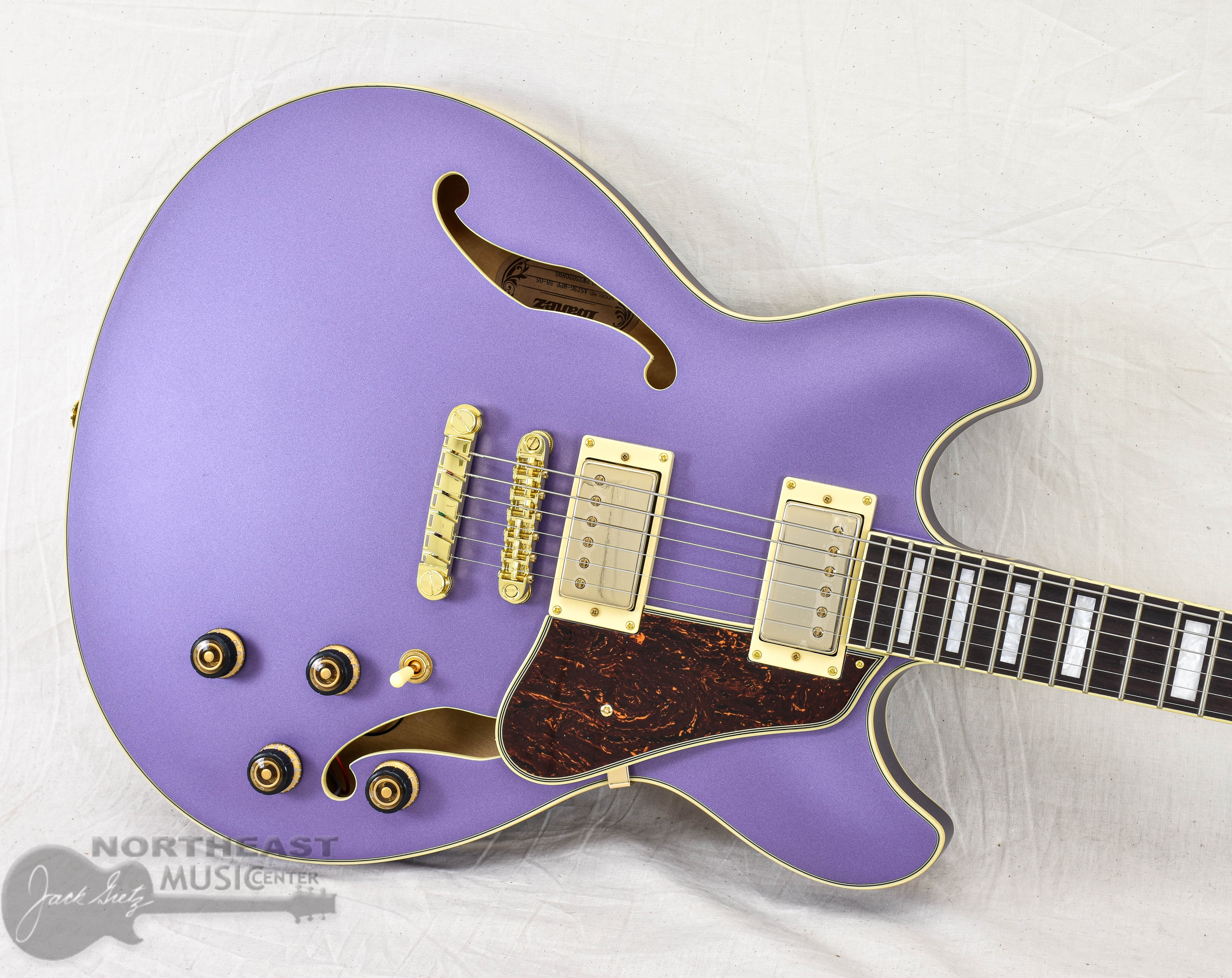 Ibanez Artcore AS73G Semi-Hollow Electric Guitar - Metallic Purple