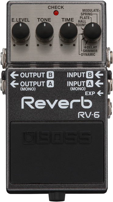 Boss RV-6 Digital Reverb Pedal | Northeast Music Center Inc.