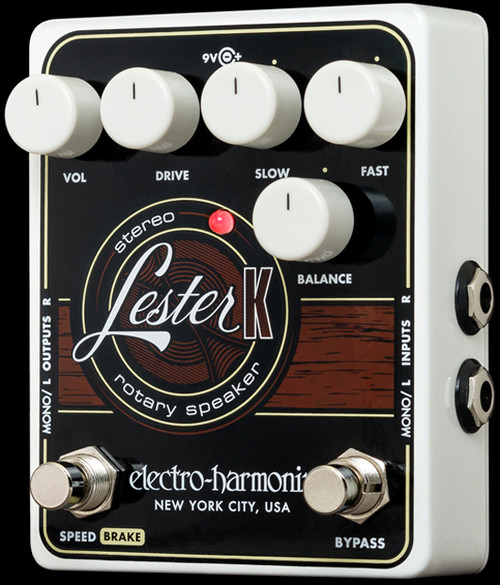 EHX Lester-K Stereo Rotary Speaker Pedal | Northeast Music Center