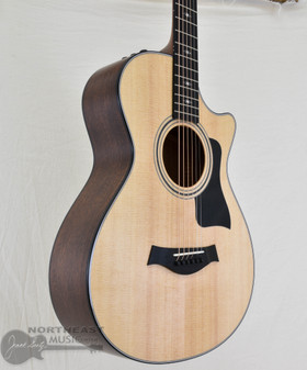 Taylor 312ce 12-Fret Grand Concert Acoustic/Electric Guitar | Northeast Music Center Inc.