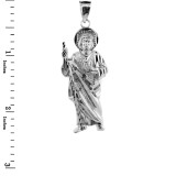 Sterling Silver St. Jude Pendant