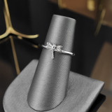 Sterling Silver Tiny Dragonfly Dainty Ring Minimalist Band