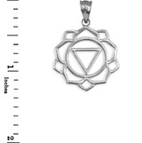 Sterling Silver Manipura Chakra Yoga Pendant Necklace