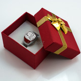 Sterling Silver Zodiac Sign Mens Ring