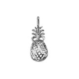 Sterling Silver Pineapple Filigree DC Charm Necklace