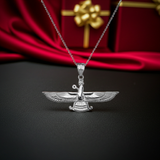 Sterling Silver Farvahar Womens Pendant Necklace