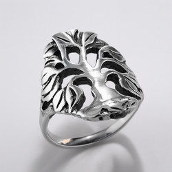 Sterling Silver Tree of Life Statement Ring
