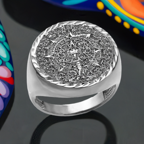 Sterling Silver Aztec Mayan Sun Ring - Discover the Rich History of ...