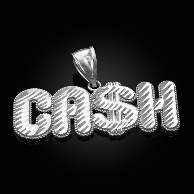Sterling Silver Cash Hip-Hop DC Pendant