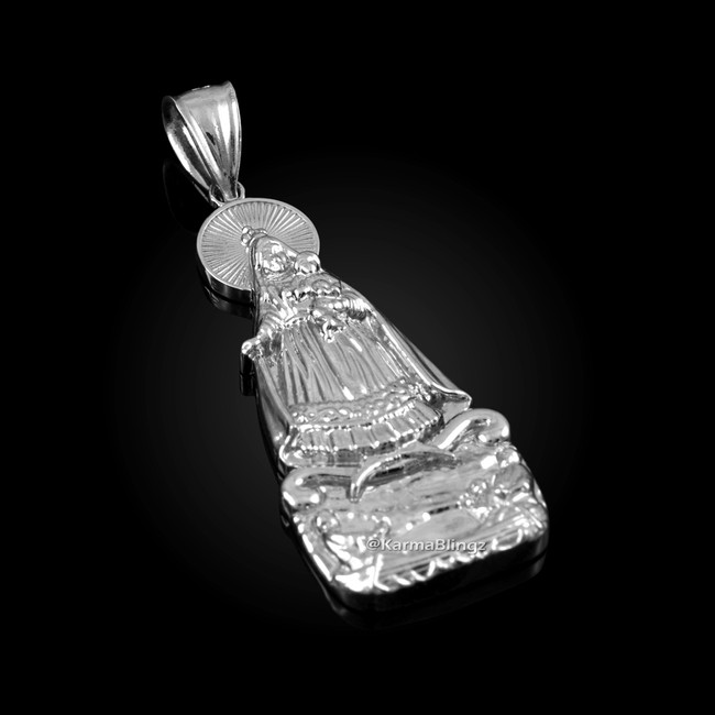 Our Lady of Cobre Silver Pendant (S/L)