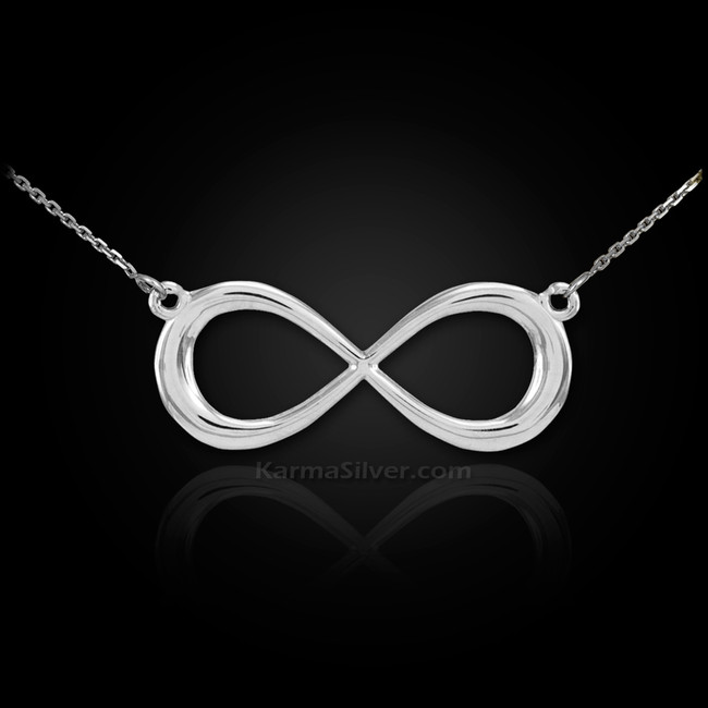 Sterling Silver Infinity Dainty Necklace