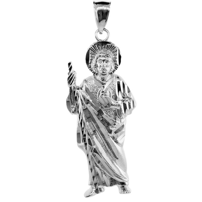 Sterling Silver St. Jude Pendant