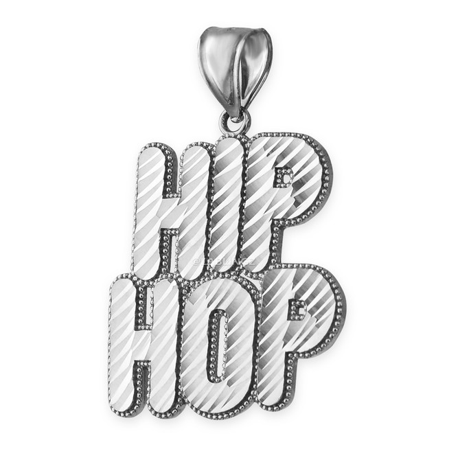 Sterling Silver Hip Hop DC Pendant