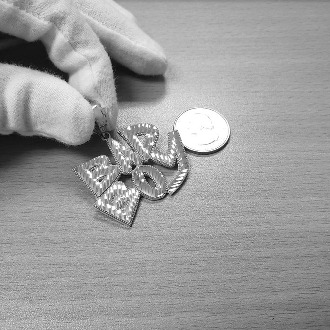 BAD BOY Sterling Silver Hip-Hop DC Pendant