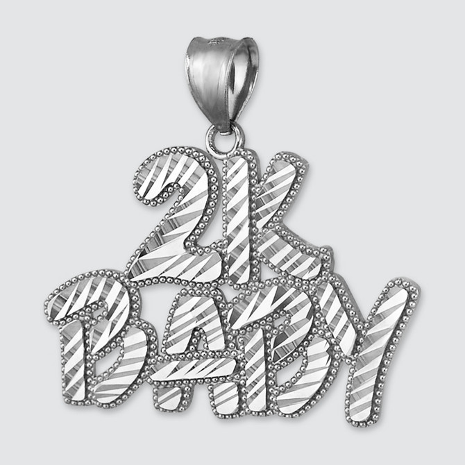 Sterling Silver 2K Baby DC Pendant