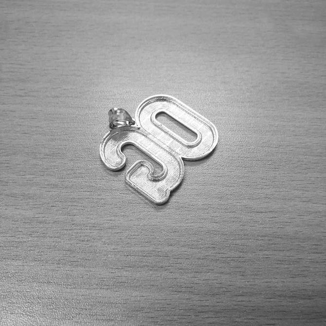 Sterling Silver OG Letters 'Original Gangster' Hip-Hop DC Pendant