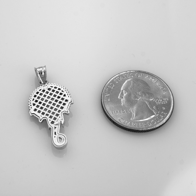Sterling Silver Hindu Elephant God Ganesha Pendant Necklace