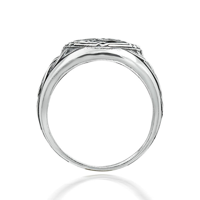 Sterling Silver Celtic Triskele Ring