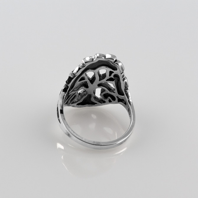 Sterling Silver Tree of Life Statement Ring