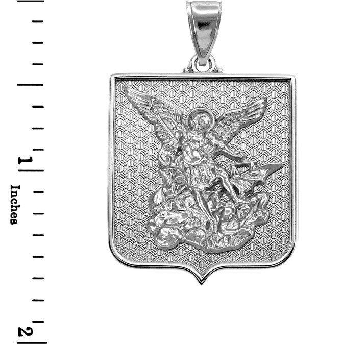 St. Michael Sterling Silver Medal Pendant