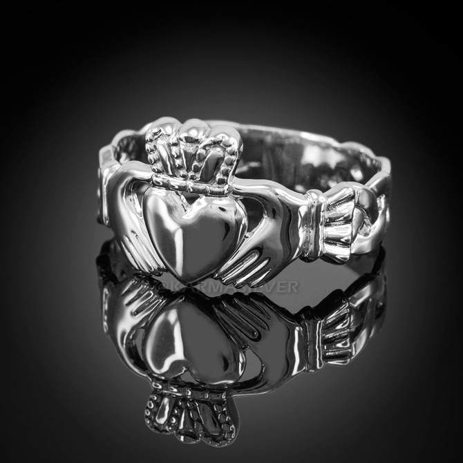 Silver Claddagh Ring