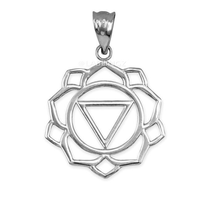Sterling Silver Manipura Chakra Yoga Pendant Necklace