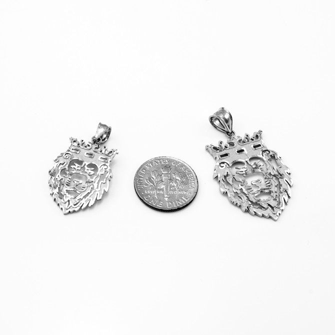 Sterling Silver Lion King DC Pendant (S/L)