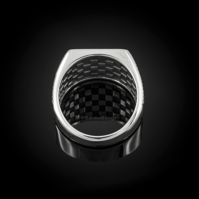 Sterling Silver Celtic Men's Signet Ring