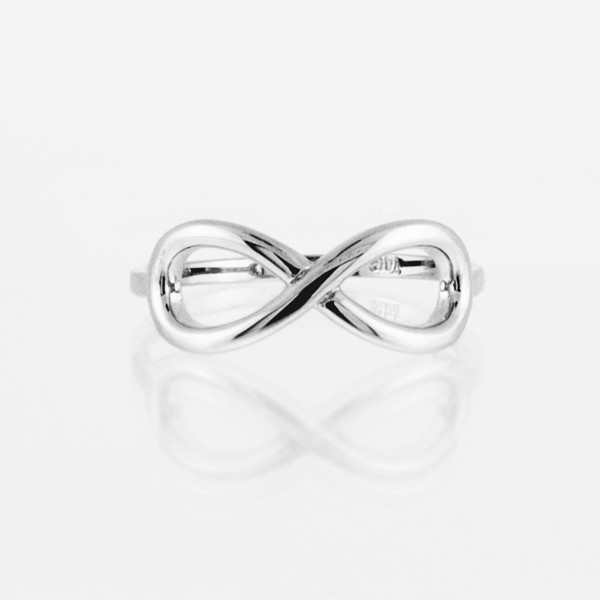 Polished Sterling Silver Infinity Ring