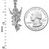 Resurrection of Jesus Christ Pendant Necklace in Sterling Silver
