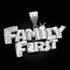 Sterling Silver FAMILY FIRST Hip-Hop DC Pendant