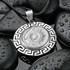 Sterling Silver Aztec Mayan Sun Calendar Pendant