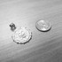 Sterling Silver  Aztec Coin Caribbean Pirates Skull Pendant Necklace