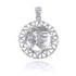 Sterling Silver Apache Openwork Pendant Necklace