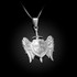 925 Sterling Silver Saint Michael Sword and Shield "Quis ut Deus" Pendant Necklace