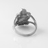 Sterling Silver Ganesha Elephant God Yoga Ganpati Statement Ring