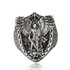 Sterling Silver Saint Michael Archangel Protect Us Shield Men's Signet Ring