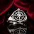 Sterling Silver North Star Compass Ring for Women