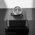 Sterling Silver Eastern Orthodox Cross Oval Signet Bold Statement Ring