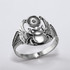 Sterling Silver Oxidized Scarab Beetle Ring – Ancient Egyptian Sun God Ra