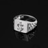 925 Sterling Silver Dollar Sign Hip Hop Ring