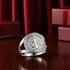 925 Sterling Silver Saint Benedict Medallion Ring