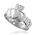 Sterling Silver Mens Irish Claddagh Ring
