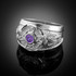 Sterling Silver Mens Celtic CZ Birthstone Ring