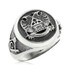 Sterling Silver 32 Degree Scottish Rite Masonic Ring