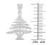 Sterling Silver Cedar Tree of Lebanon Charm Pendant Necklace