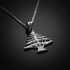 Sterling Silver Cedar Tree of Lebanon Charm Pendant Necklace