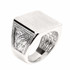 Sterling Silver Celtic Men's Signet Ring